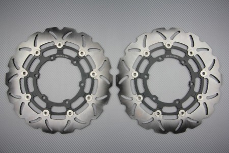 Pair of front Wave brake discs 305 mm many BMW