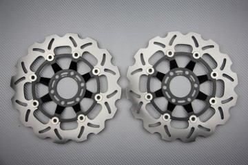 Paire de Disques wave 276 mm avant Nombreuses GSX GSXF 1100 GS 1150