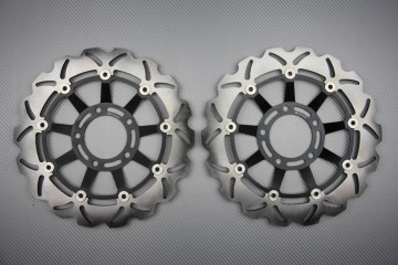 Pair of front Wave brake discs 320 mm TRIUMPH TIGER / SPEED TRIPLE 1050 2004 - 2016