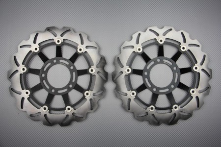 Pair of front Wave brake discs 320 mm TRIUMPH TIGER / SPEED TRIPLE 1050 2004 - 2016