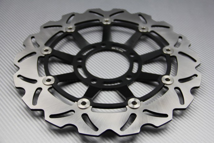 Pair of front Wave brake discs 320 mm TRIUMPH TIGER / SPEED TRIPLE 1050 2004 - 2016 Pair of front Wave brake discs 320 mm TRIUMPH TIGER / SPEED TRIPLE 1050 2004 - 2016