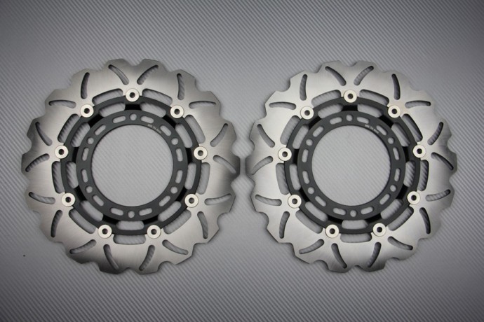 Pair of front Wave brake discs 310 mm various TRIUMPH Pair of front Wave brake discs 310 mm various TRIUMPH