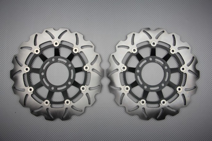 Paire de Disques Wave 310 mm Avant TRIUMPH TT600 SPEED FOUR DAYTONA 600 650 BABY SPEED
