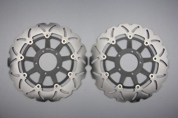 Pair of front Wave brake discs 305 mm many Ducati Hypermotard Pair of front Wave brake discs 305 mm many Ducati Hypermotard