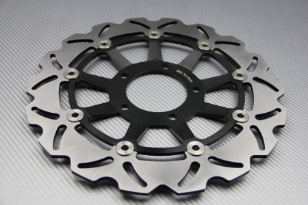 Paire de Disques wave 320 mm avant TRIUMPH SPRINT ST / DAYTONA / SPEED TRIPLE 955 / 1050 2002 - 2010