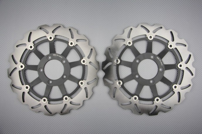 Par de discos wave delantero 320 mm muchas Ducati