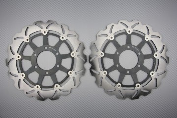 Paire de disques avant wave 320 mm nombreuses TRIUMPH avant 2004