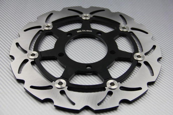 Paire de Disques wave 280 mm avant KAWASAKI ZX6R 636 03 / 04 Paire de Disques wave 280 mm avant KAWASAKI ZX6R 636 03 / 04