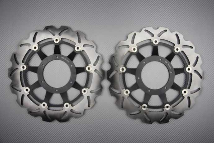 Paire de Disques wave 320 mm avant HONDA CBR 1000 RR 2008 à 2016, STANDARD et SP
