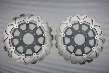 Paire de Disques wave 300 mm avant Suzuki GSXR 600 750 K4 K5 GSXR1000 K3 K4
