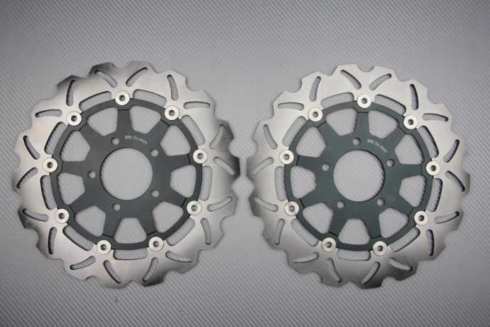 Par de discos de freno wave delantero 300 mm Suzuki GSXR 600 750 K4 K5 GSXR1000 K3 K4