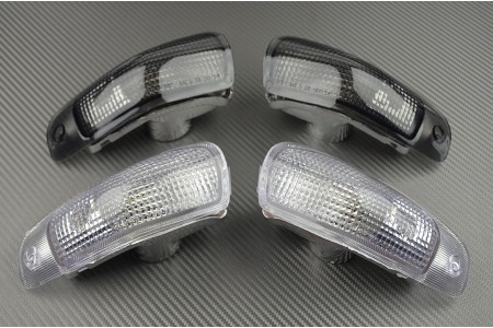 Pair of front turn signals Kawasaki ZZR 600 1993 - 2005