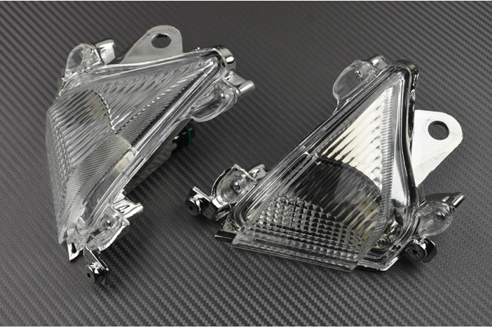 Paire de clignotants avant Kawasaki ZX10R 2004 / 2005 Paire de clignotants avant Kawasaki ZX10R 2004 / 2005