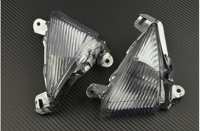 Pair of front turn signals Kawasaki Z1000 ER6 ZZR1400 Pair of front turn signals Kawasaki Z1000 ER6 ZZR1400