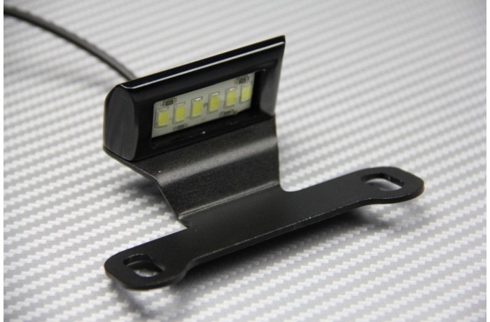 Portamatrícula lateral + Luz de matrícula LED