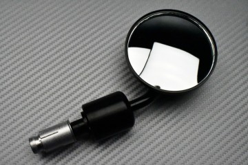 Paire de rétroviseurs embout de guidon fixes ou repliables Paire de rétroviseurs embout de guidon fixes ou repliables