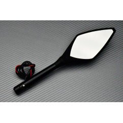Paire de Rétroviseurs Alu / Plastique avec clignotants intégrés