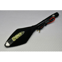 Paire de Rétroviseurs Alu / Plastique avec clignotants intégrés