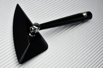 Pair of Anodised Aluminum Rearview Mirrors - Triangle Shape