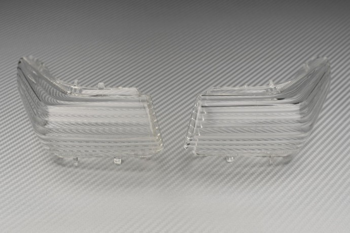 Pair of Front Turn Signals Lenses Suzuki GSR 600 2006 - 2011