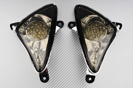 Paire de clignotants avant LED Fumés Yamaha TMAX 500 2001 - 2007