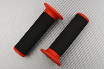 Paire de Poignées Caoutchouc - Mousse pour Guidon 22mm Paire de Poignées Caoutchouc - Mousse pour Guidon 22mm