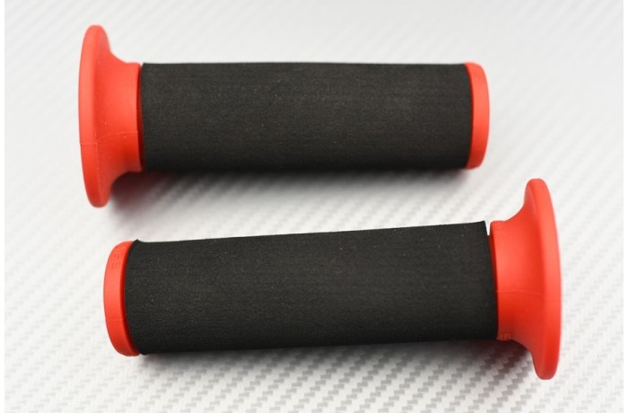 Paire de Poignées Caoutchouc - Mousse pour Guidon 22mm Paire de Poignées Caoutchouc - Mousse pour Guidon 22mm