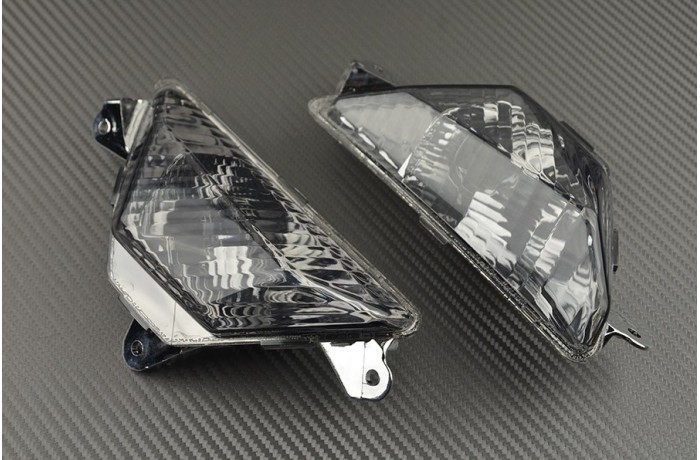 Pair of front turn signals KAWASAKI ZX6R / NINJA 300 / 400 / 500 / 650 / Z1000SX / ER6F 2012 - 2024 Pair of front turn signals KAWASAKI ZX6R / NINJA 300 / 400 / 500 / 650 / Z1000SX / ER6F 2012 - 2024