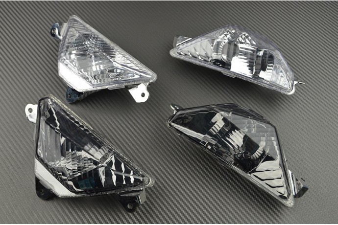 Pair of front turn signals KAWASAKI ZX6R / NINJA 300 / 400 / 500 / 650 / Z1000SX / ER6F 2012 - 2024