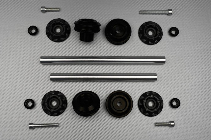 Kit topes de protección anticaída horquilla + basculante Ducati SBK 848 1098 1198 Kit topes de protección anticaída horquilla + basculante Ducati SBK 848 1098 1198