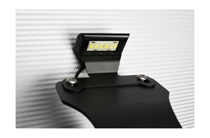 Portamatrícula lateral + Luz de matrícula LED