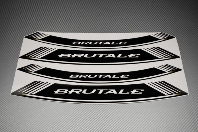 Liserets Intérieur de jantes - Modèle siglé ' BRUTALE ' Liserets Intérieur de jantes - Modèle siglé ' BRUTALE '