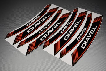 Stickers de llantas - Modelo con sigla ' DIAVEL '