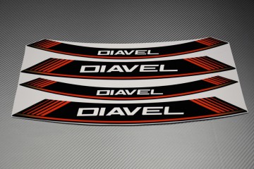 Liserets Intérieur de jantes - Modèle siglé ' DIAVEL '