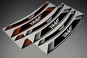 Liserets Intérieur de jantes - Modèle siglé ' DUKE '