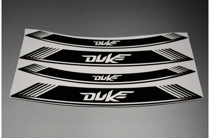 Stickers de llantas - Modelo con sigla ' DUKE '