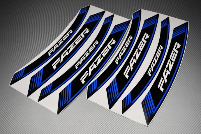 Stickers de llantas - Modelo con sigla ' FAZER ' Stickers de llantas - Modelo con sigla ' FAZER '