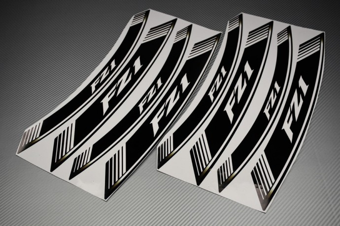 Motorrad Felgenrandaufkleber - ' FZ1 ' Modell