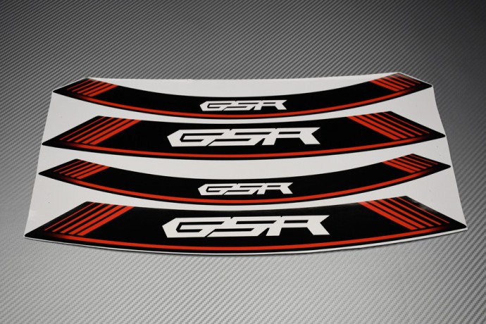 Stickers de llantas - Modelo con sigla ' GSR' Stickers de llantas - Modelo con sigla ' GSR'