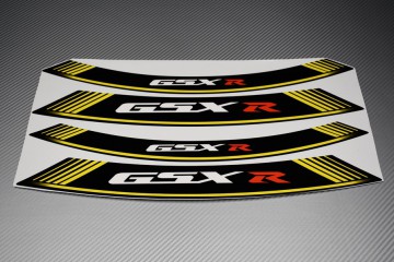 Liserets Intérieur de jantes - Modèle siglé ' GSXR '