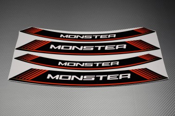 Liserets Intérieur de jantes - Modèle siglé ' MONSTER ' Liserets Intérieur de jantes - Modèle siglé ' MONSTER '