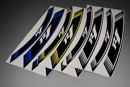 Stickers de llantas - Modelo con sigla ' R1 '