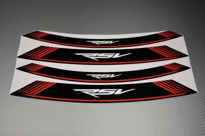 Inner Wheel Rims Stickers - ' RSV ' Model Inner Wheel Rims Stickers - ' RSV ' Model