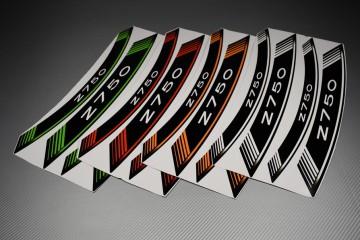 Stickers de llantas - Modelo con sigla ' Z750 '