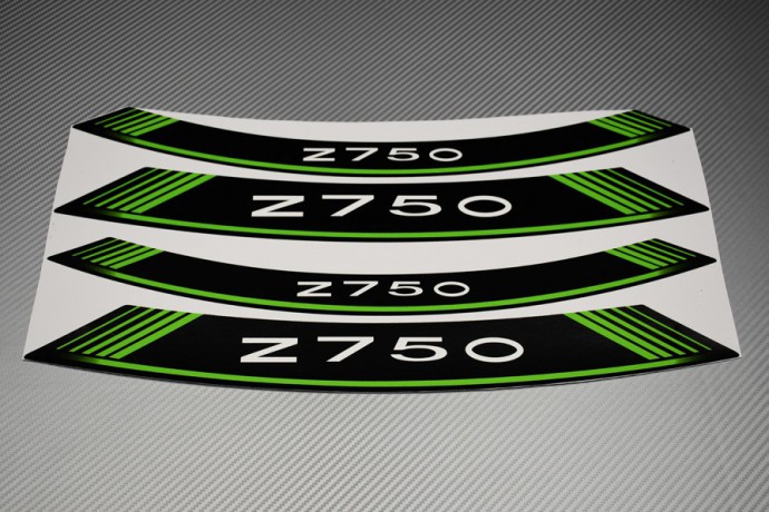 Stickers de llantas - Modelo con sigla ' Z750 '