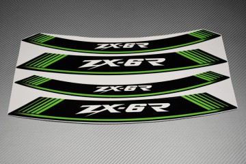 Inner Wheel Rims Stickers - ' ZX6R ' Model Inner Wheel Rims Stickers - ' ZX6R ' Model