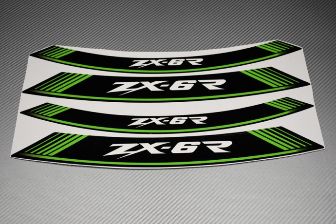 Stickers de llantas - Modelo con sigla ' ZX6R '
