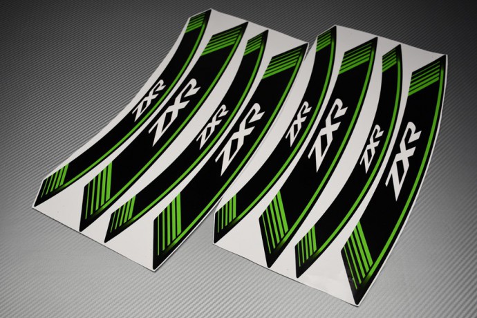 Inner Wheel Rims Stickers - ' ZXR ' Model Inner Wheel Rims Stickers - ' ZXR ' Model