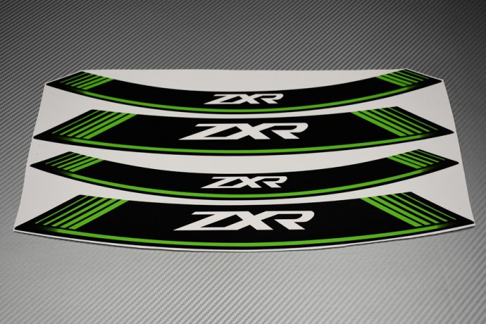 Inner Wheel Rims Stickers - ' ZXR ' Model Inner Wheel Rims Stickers - ' ZXR ' Model