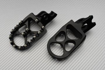 Paire de Repose-pieds anodisés / Nombreuses HONDA CRF